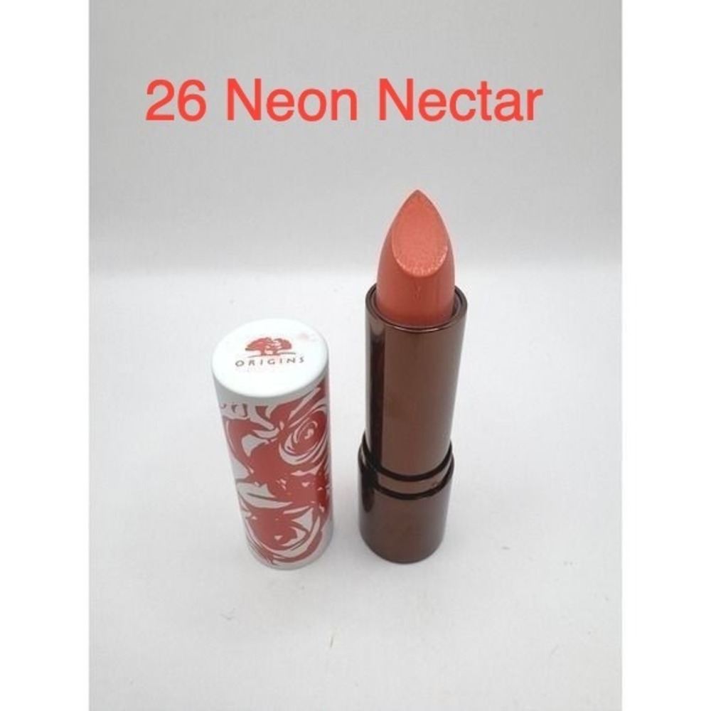 Origins Blooming Bold Lipstick 26 Neon Nectar Coral Pink NEW